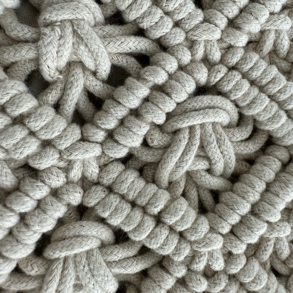 New Macrame zippered clutch with tassel - Picture 4 of 8